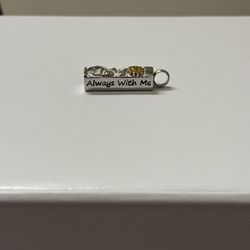 Sunflower “Always With Me” Engraved Pendant Urn