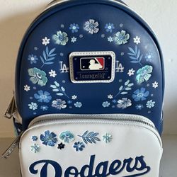 Dodgers floral loungefly