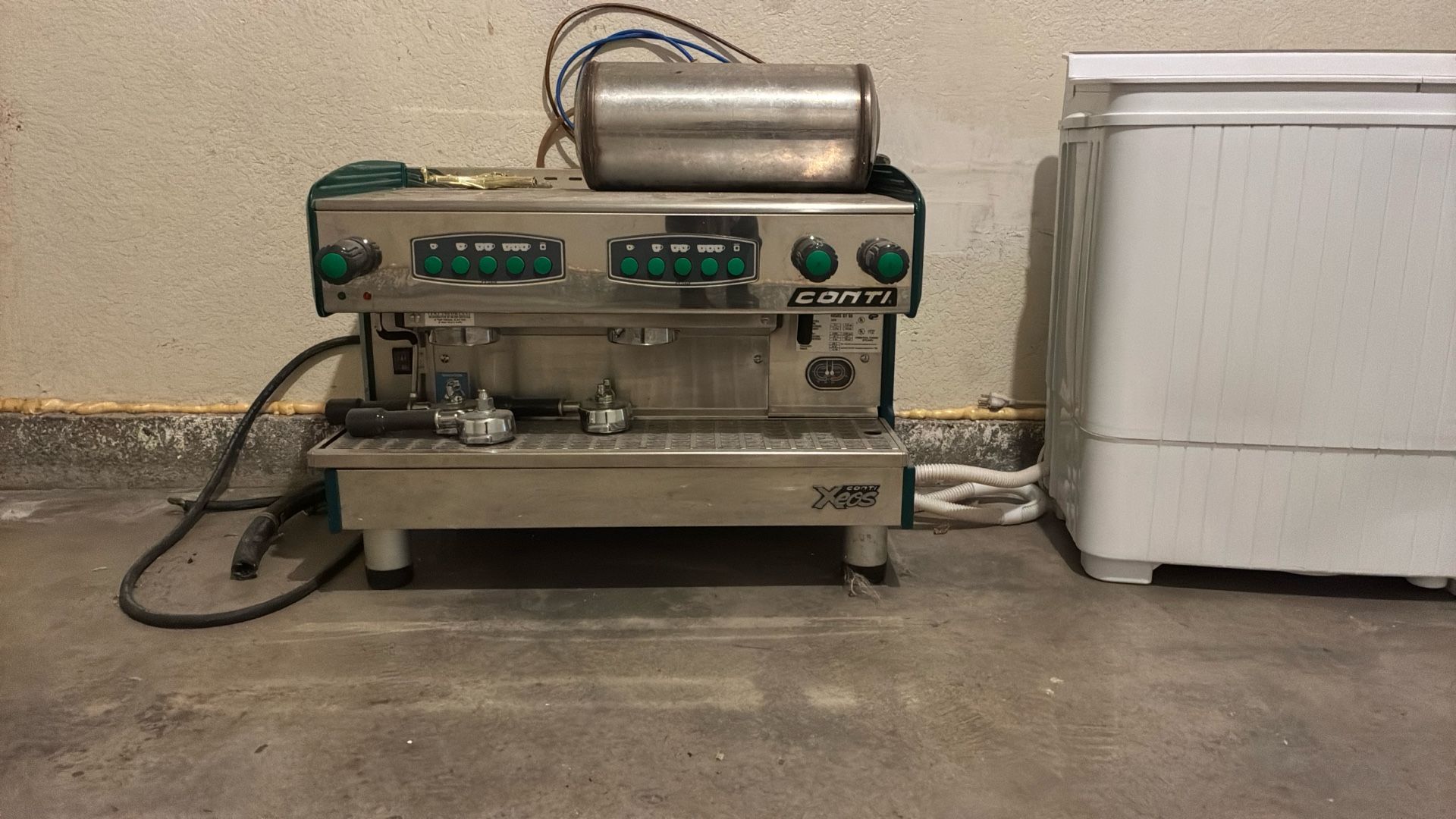 Conti Espresso Machine Dual Head 220 Power