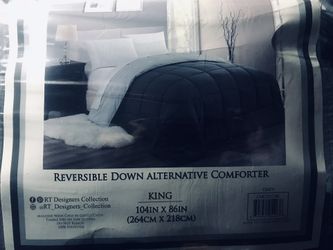 Comforter King Size Gray