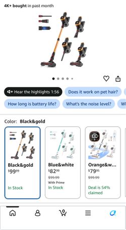 Cordless vacuum cleaner