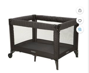 Cosco pack n play all black no pattern