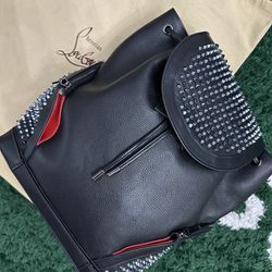 designer leather backpack studded ! amazing deal