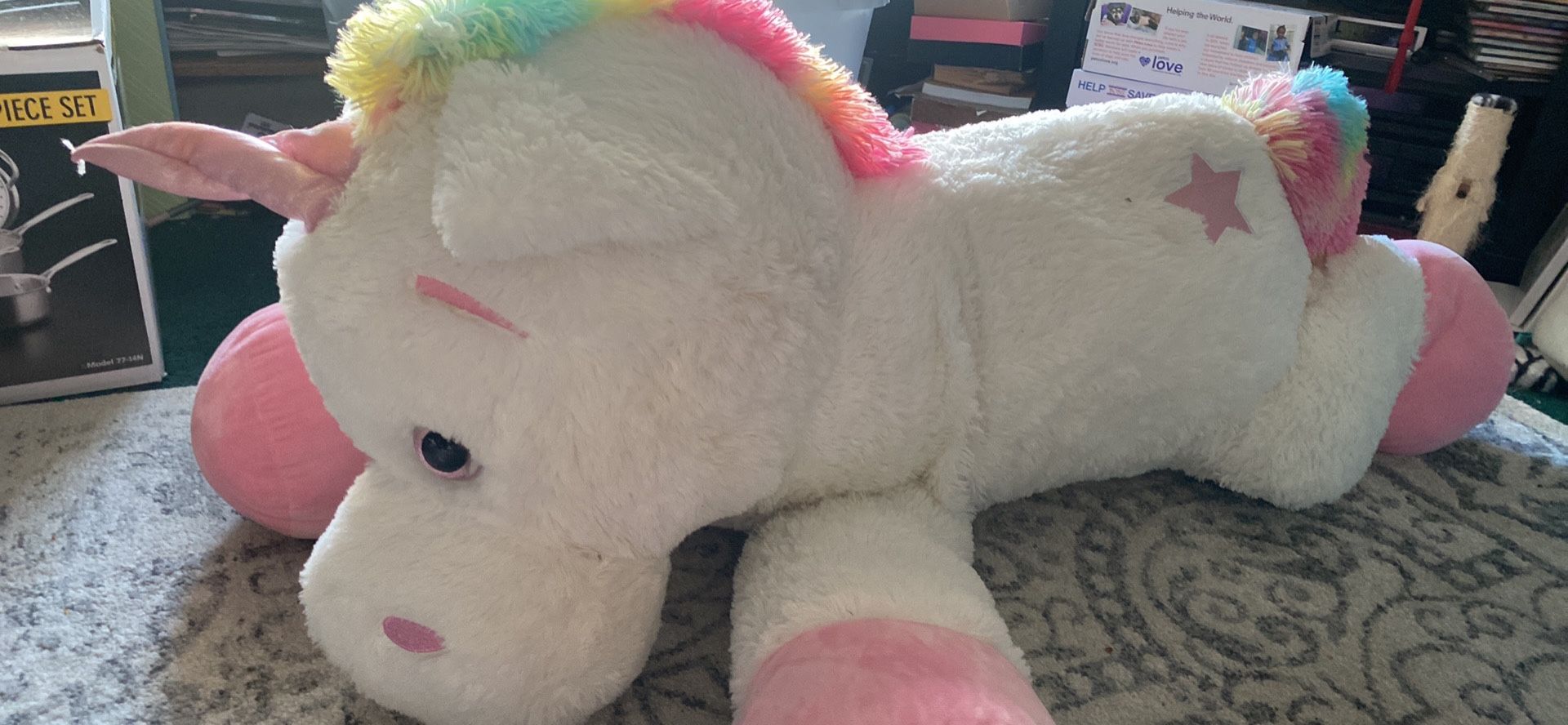 Giant Stuffed Unicorn