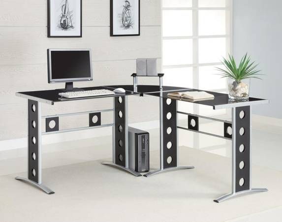 Funky 3 Piece L-Shaped Desk!! Cool And Functional! SALE!!