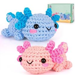 Crochet Kit for Beginners, Crochet Starter Kit w Step-by-Step Video Tutorials, Easy Beginner Crochet Kit for Adults & Kids, Women & Men, Complete Kit 