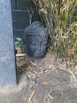 Buddha Head Garden Statue