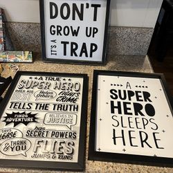 Super Hero room decor