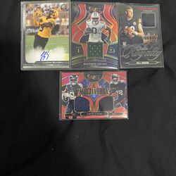 NFL football card Lot Luther Burden Auto player Relics