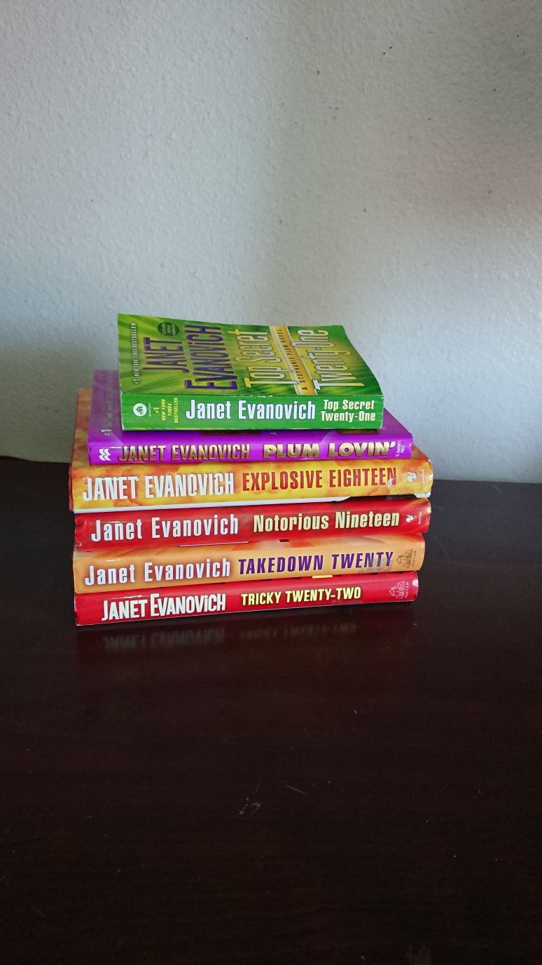 Janet Evanovich books bundle of 6