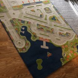 3D Boys Car Play Rug For Playroom 
