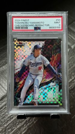 Dodgers Yoshinobu Yamamoto Topps Finest