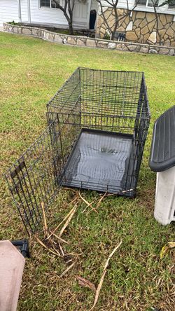 Dog house crate and bed