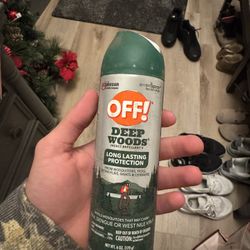 Off! Deep Woods (2-Pack) Long Lasting Insect Repellent w DEET, Aerosol 6 Oz Each