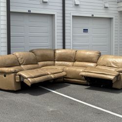 Sectional Couch Great Condition Delivery Available Power Recliner Modular Couch 