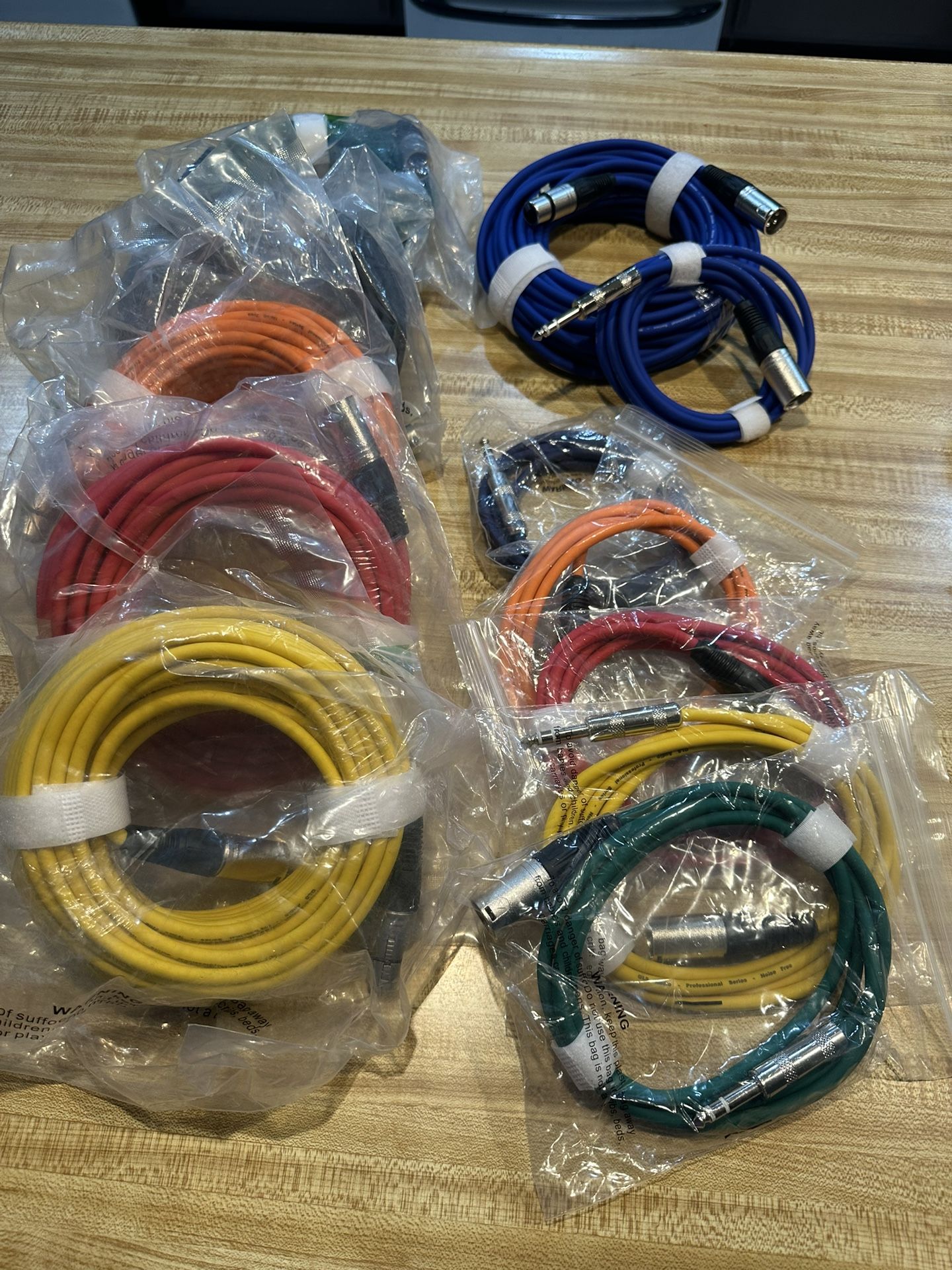 CABLES For MICROPHONE & SPEAKERS 6& 50 Ft