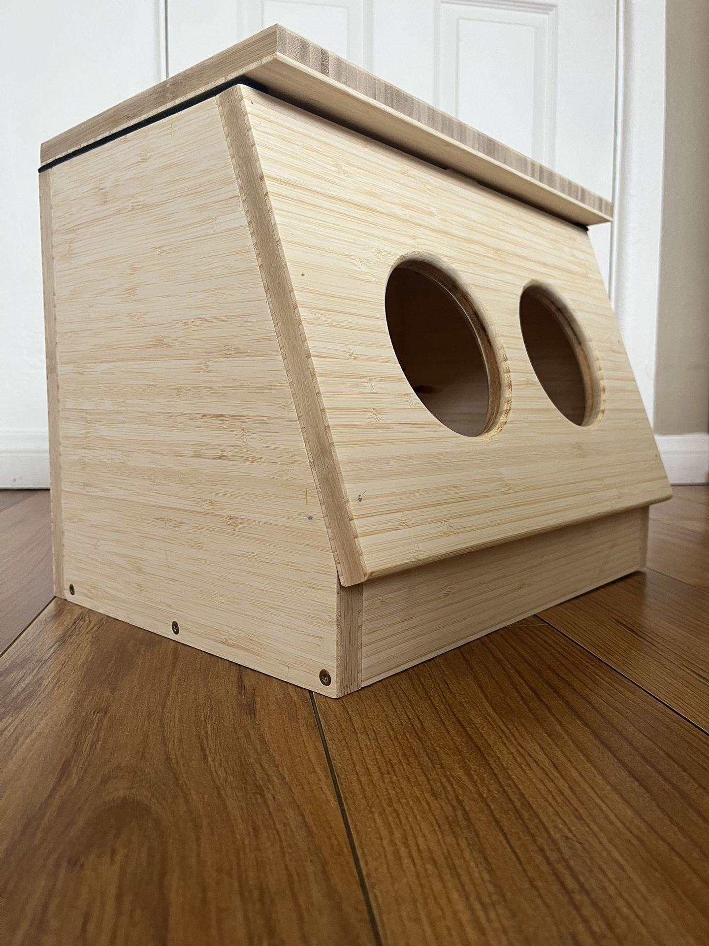 Bamboo Bunny Hay Feeder