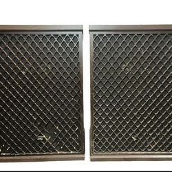 Vintage Set Of 2 JVC Speakers SK-15A Peak 200W RVS 100 W Tested And Works