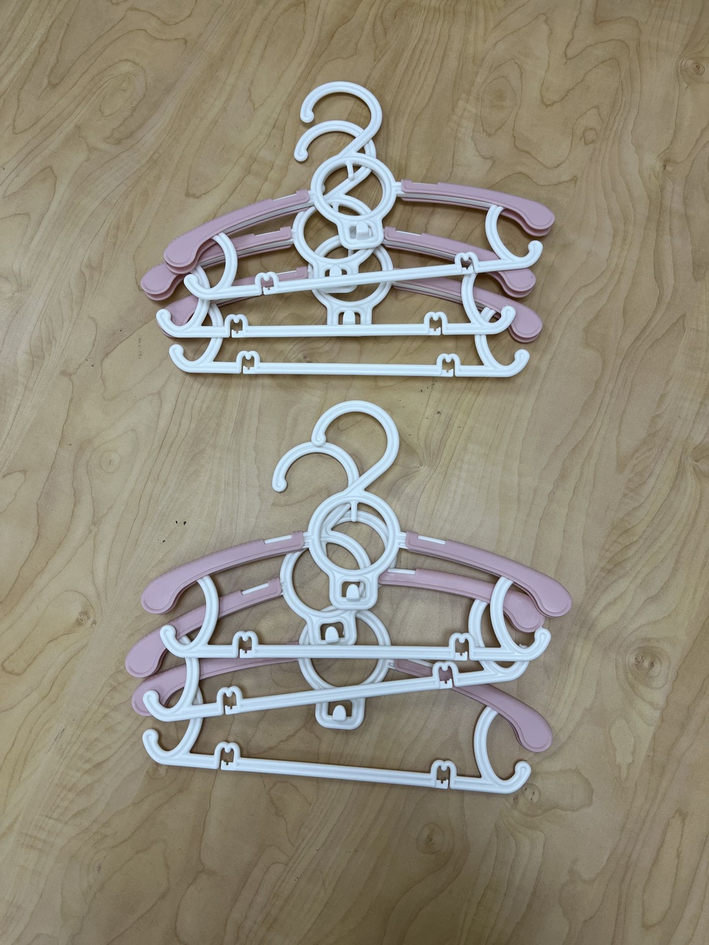 6pc Adjustable Baby Kids Clothing Hanger 11-14”