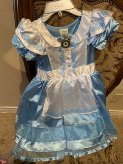 Alice and Wonderland Disney Store Dress 5/6