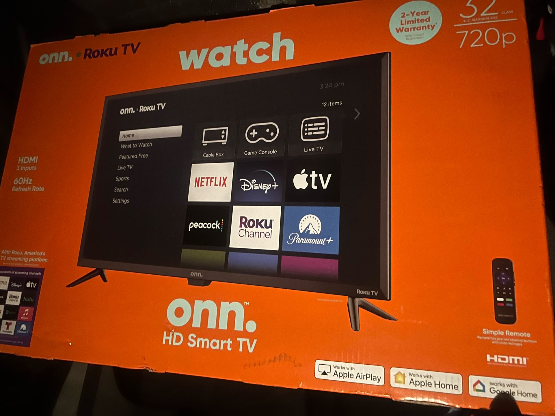 brand new 32’ roku tv