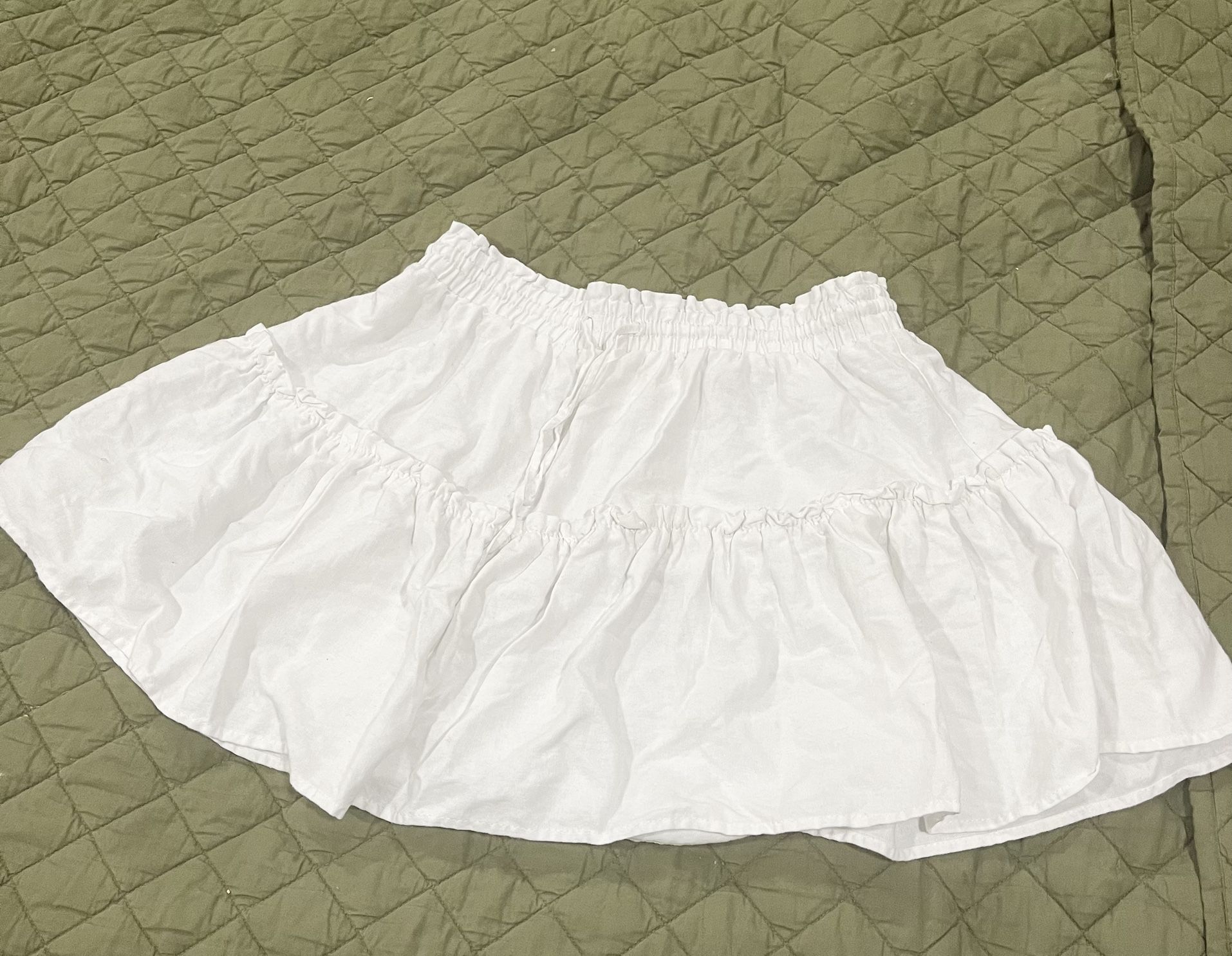 White skirt