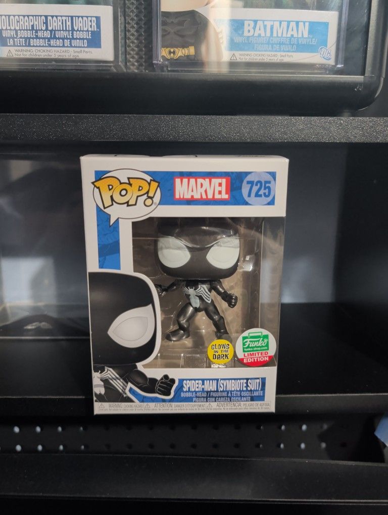 Funko Pop Marvel Spider-Man Symbiote Glow In The Dark