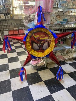 Spider-Man 3D jumbo piñata “3 piece” bundle