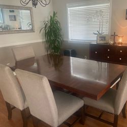 Dining Table With Cabinet