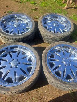 24" Rims All Four Clean