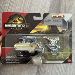 Jurassic World Rebirth Blue & Atrocrirapyor And Capture Truck Matchbox 