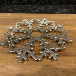 Vintage Leonard Italian Silver Plate Snowflake