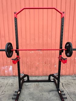 Squat Rack With Pull up Bar Set