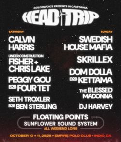 (1)  2-Day HeadTrip Wristband