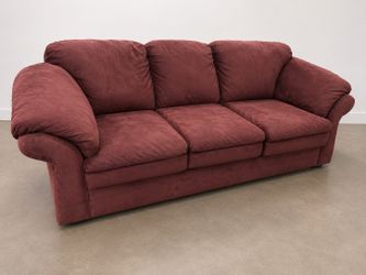 Burgundy Sofa