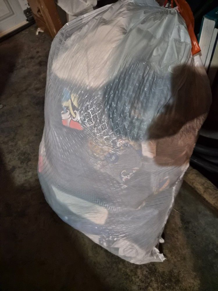 Bundle Bag of Boy Clothes Size 5, 6, 7, 8, Youth L