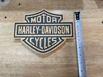Cool Harley Davidson Carved Art