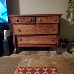 Vintage Solid Wooden Dresser