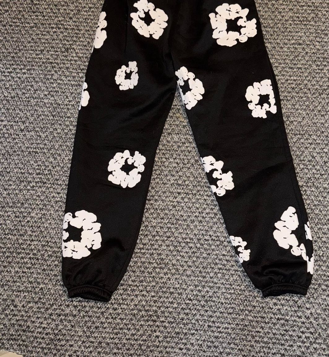 Denim Tear black sweatpants