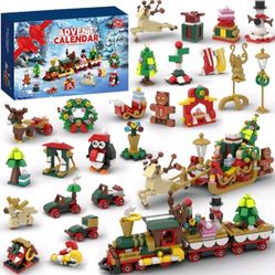 Christmas  Blind Box Blocks 24-Day Countdown Calendar Kids 8-12