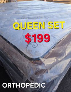 Queen set $199 >> set  ** Mattress And Box Spring