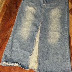 Denim Skirt Size Medium