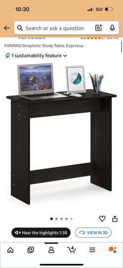 Small Black Desk