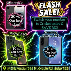 Flash Sale When You Switch To Cricket! 