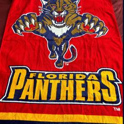 Vintage Florida Panthers new beach towel from 1994