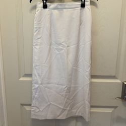 White Pencil Skirt