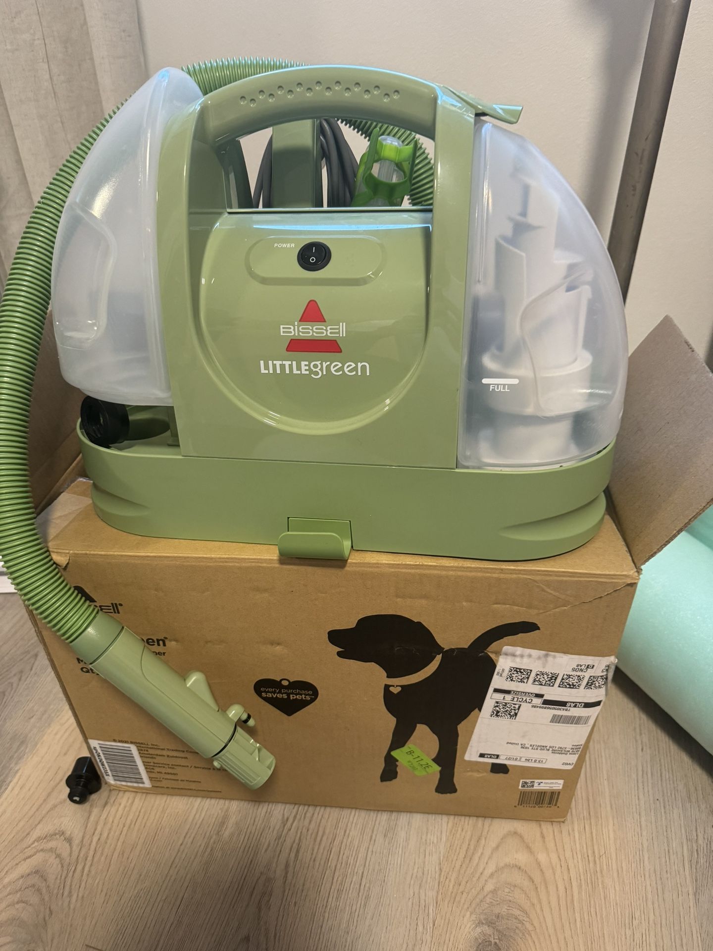 Bissell Little Green Carpet And Upholstery Cleaner - Used Once!