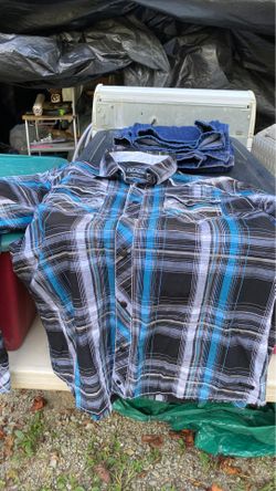 Buckle black long sleeve shirt