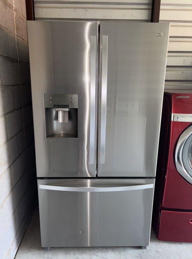 Kenmore Stainless Steel Refrigerator And Freezer