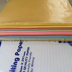 A4 Writing Paper & Over 200 Color Paper - Sealed 